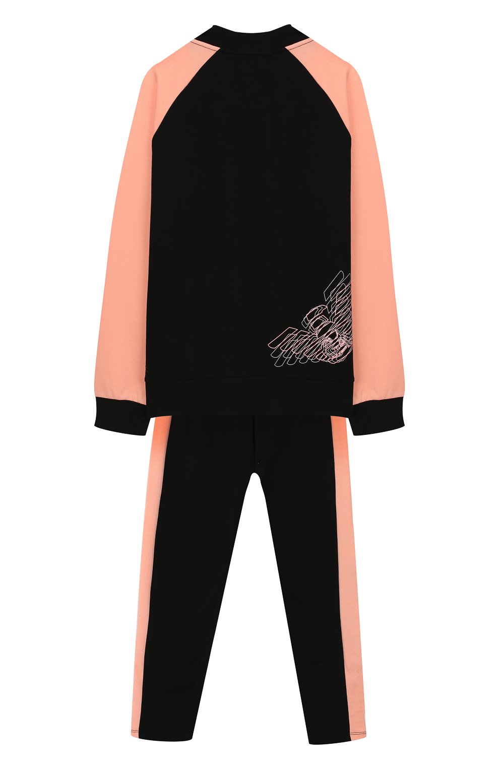 Комплект из хлопкового кардигана и брюк EA7, арт. 3GFV55/FJ31Z, фото 2