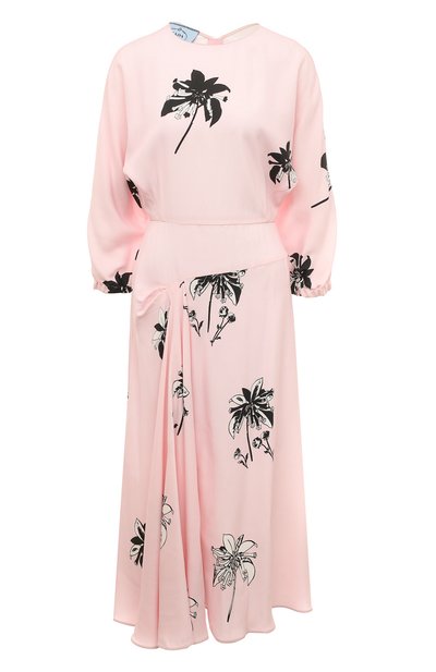Женское платье из вискозы PRADA, арт. P3E07-1Y1R-F0028-211