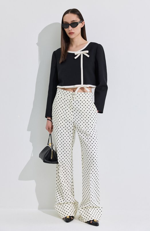 Кожаные балетки Celeste Chloé CH26S16KWP Чёрный  CH26S16KWP Фото 7