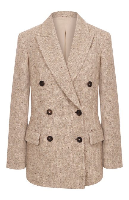 Женский жакет из шерсти и шелка BRUNELLO CUCINELLI, арт. MG5307059