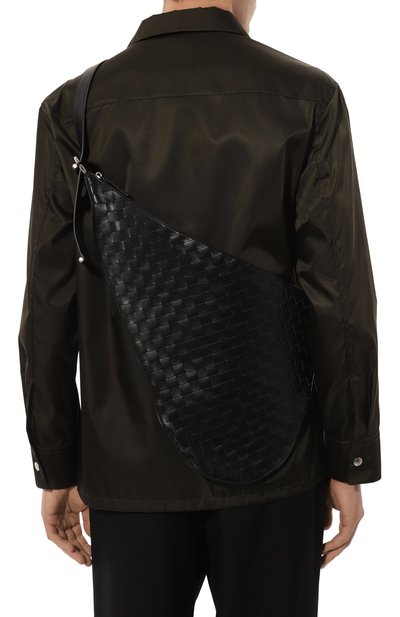 Сумка virgule BOTTEGA VENETA черного цвета по цене 385000 руб., арт. 743574/V2HL1, фото 2 Сумка virgule BOTTEGA VENETA, арт. 743574/V2HL1, фото 2