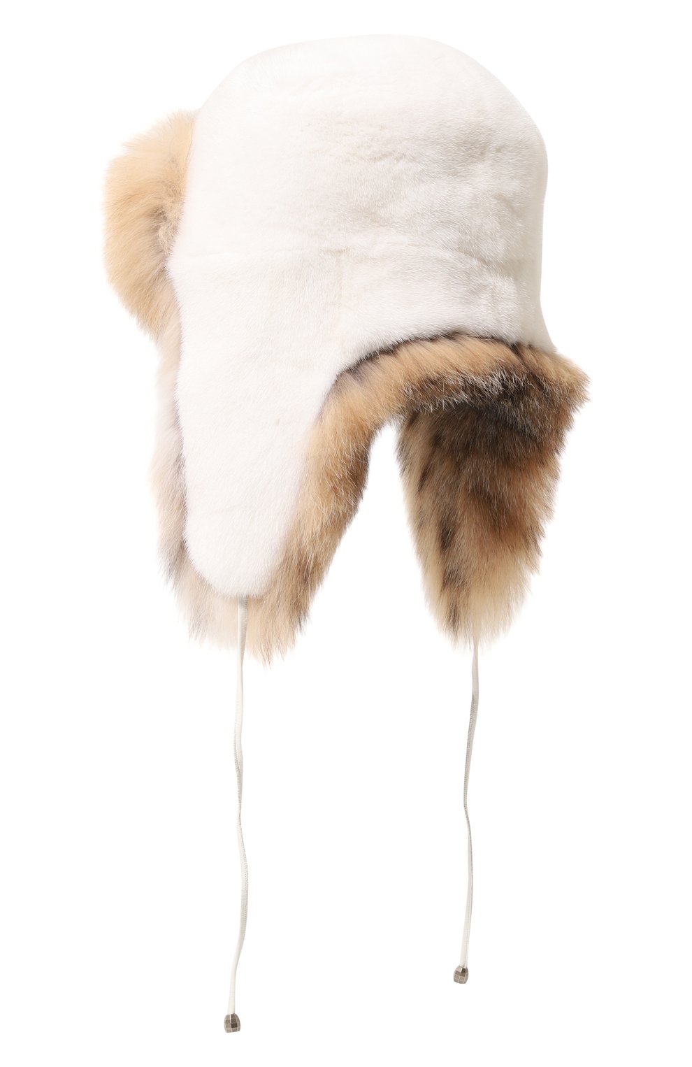 Меховая шапка-ушанка из норки и рыси VICTORIA KUSENKOVA, арт. 091706052094, фото 3