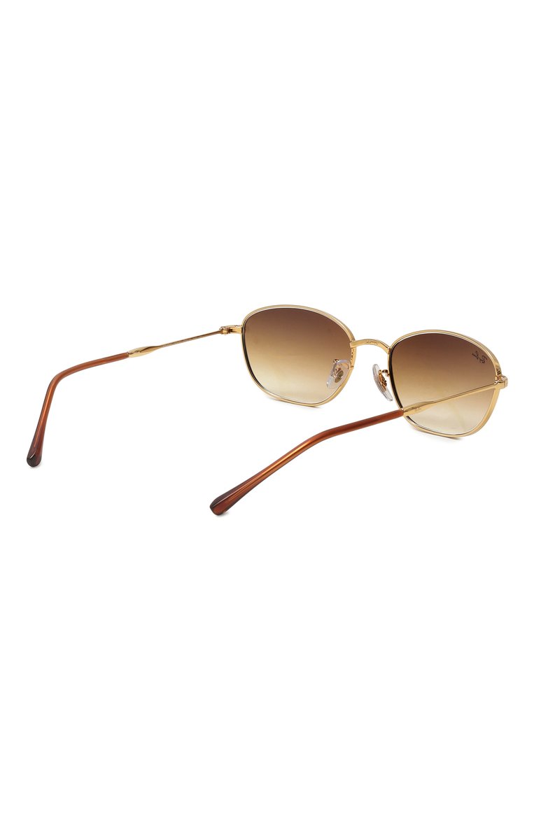 Женские солнцезащитные очки RAY-BAN коричневого цвета, арт. 3749-001/51 | Фото 5 (Тип очков: С/з; Материал: Металл; Кросс-КТ: С/з-унисекс; Очки форма: Прямоугольные; Оптика Гендер: оптика-унисекс)