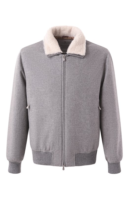 Утепленный бомбер Brunello Cucinelli MM4006889 Серый MM4006889