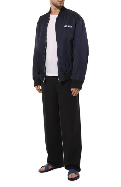 Кожаные шлепанцы GIORGIO ARMANI, арт. X2P045/XM838, фото 2