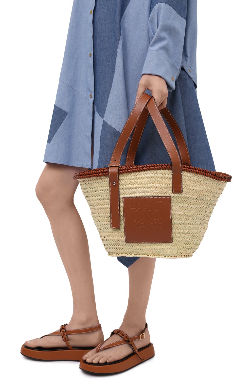 Сумка basket medium loewe x paula's ibiza LOEWE, арт. A223S92X11, фото 2