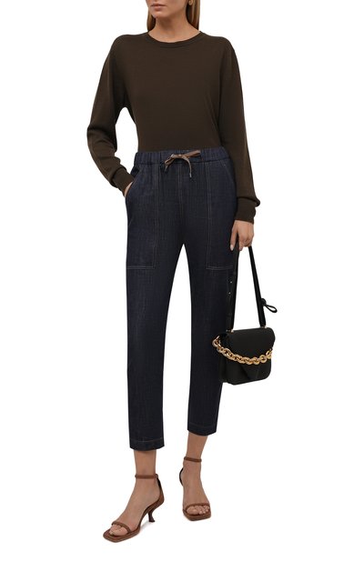 Джинсы BRUNELLO CUCINELLI темно-синего цвета по цене 99750 руб., арт. M0F28P5713, фото 2 Джинсы BRUNELLO CUCINELLI, арт. M0F28P5713, фото 2