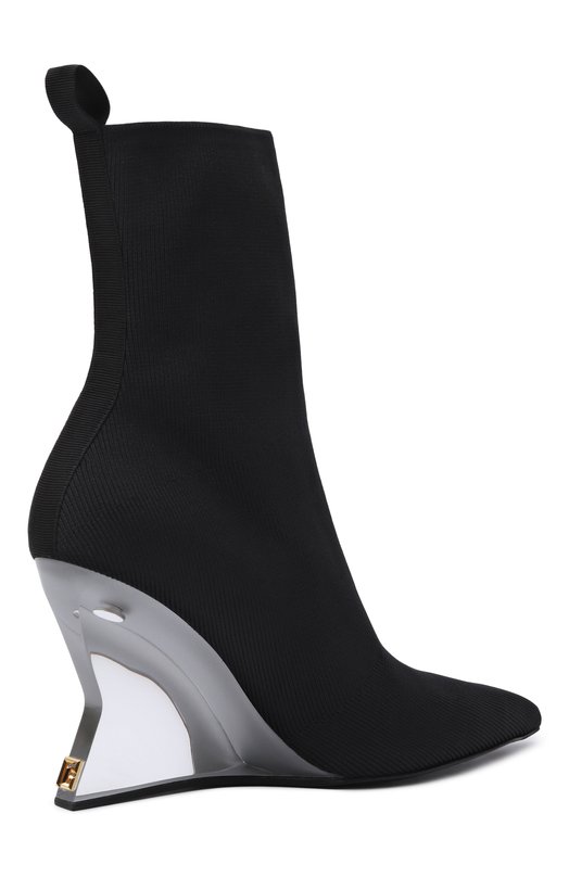 Текстильные ботильоны Balmain GN1TE201/TKNI Чёрный  GN1TE201/TKNI Фото 5