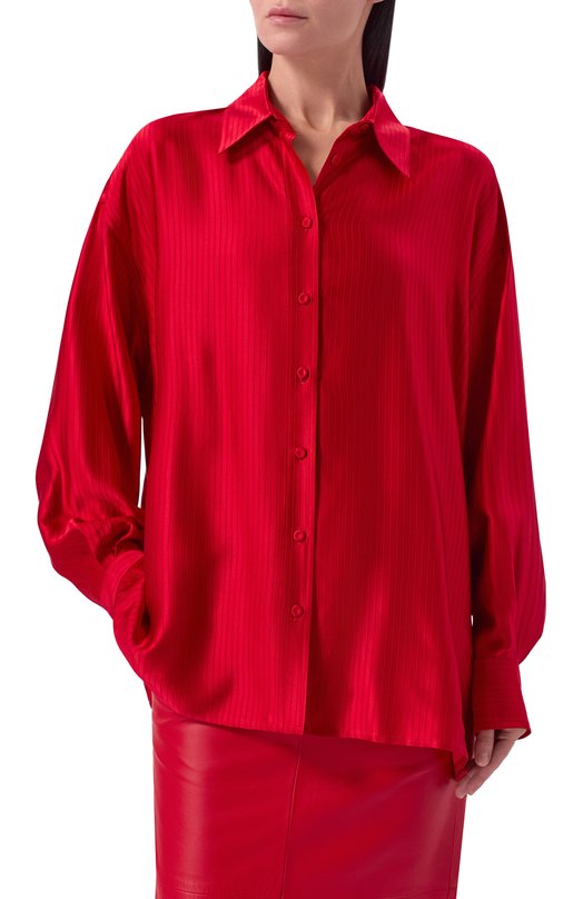 Атласная рубашка Armarium ARMFWT004/V015 Красный  ARMFWT004/V015 Фото 3