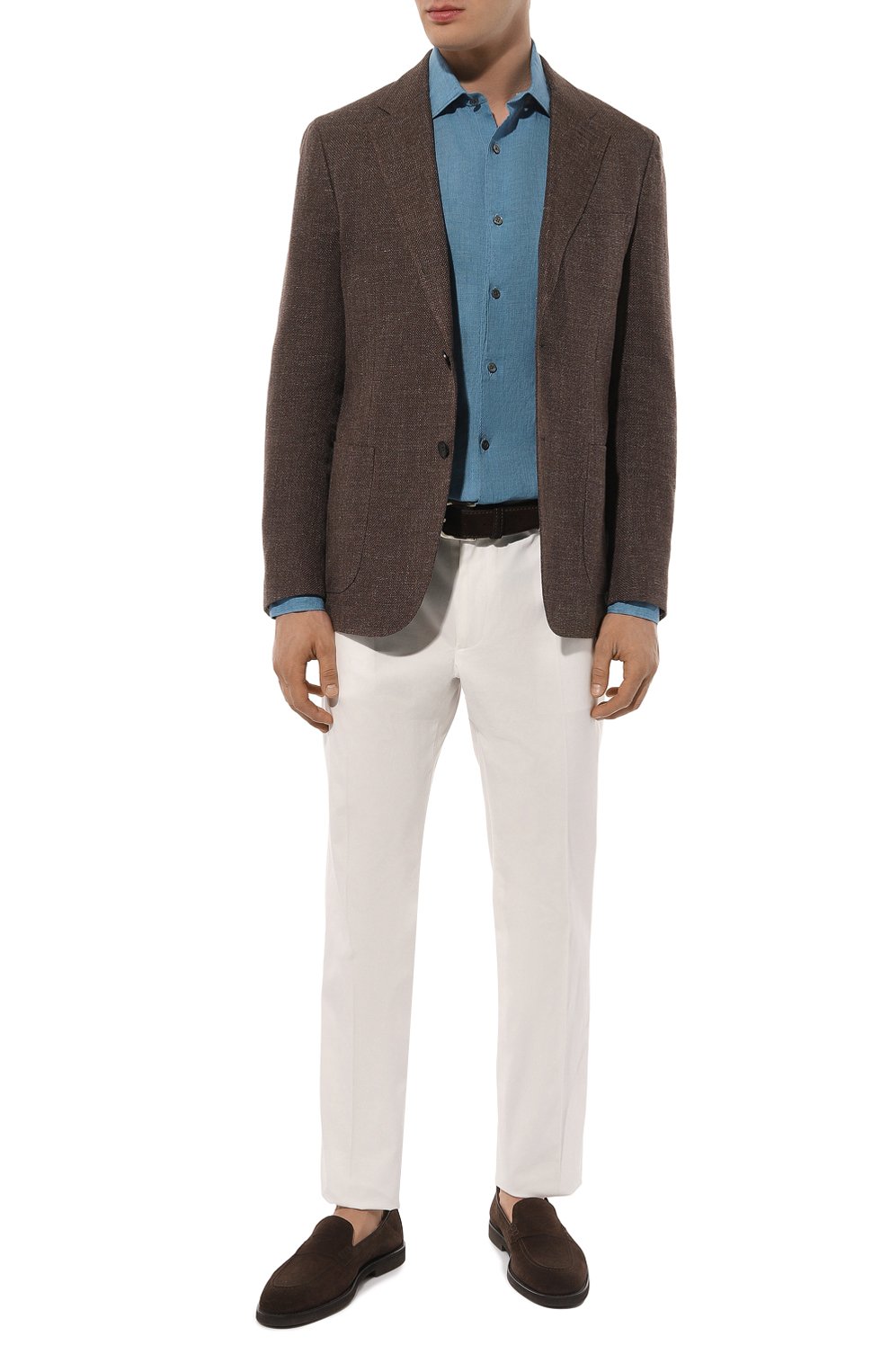 Льняная рубашка ZEGNA, арт. UDX38A7/SRF5, фото 2