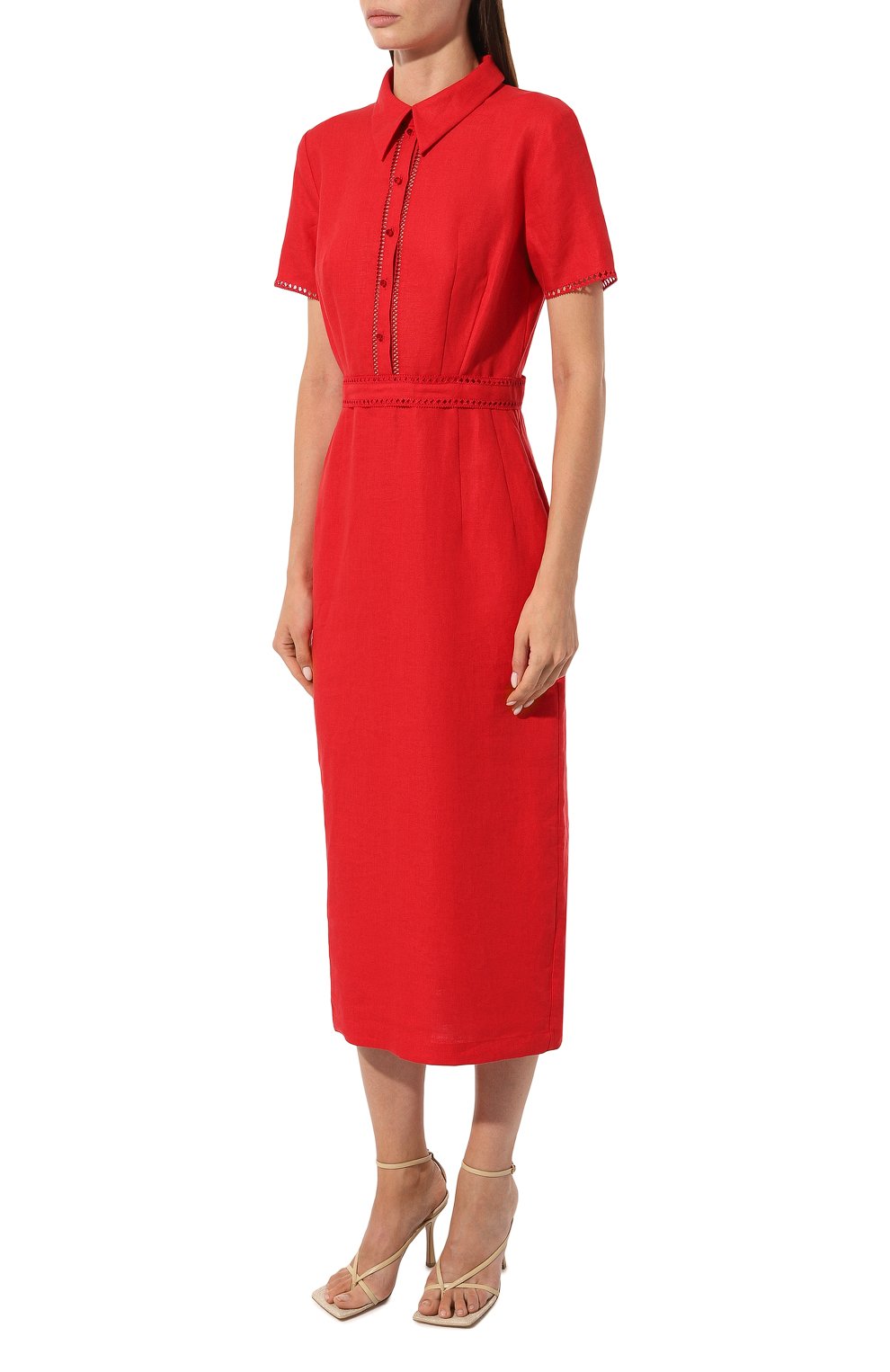 Льняное плат ье ALEXANDRA GEORGIEVA BY KRESTETSKAYA STROCHKA, арт. L1-018kr23, фото 3