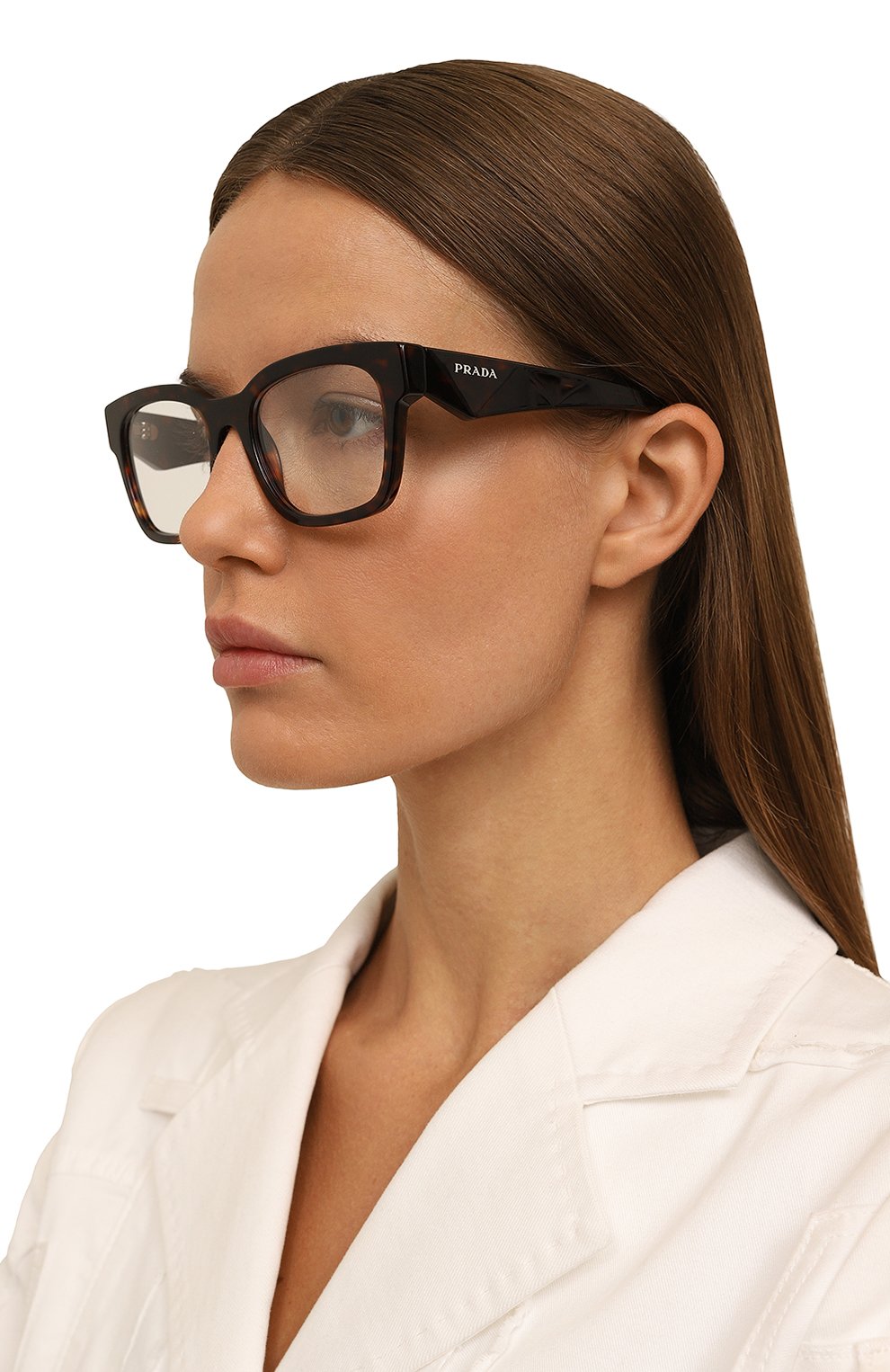 Оправа PRADA коричневого цвета по цене 47250 руб., арт. A10V-17N101, фото 2 Оправа PRADA, арт. A10V-17N101, фото 2