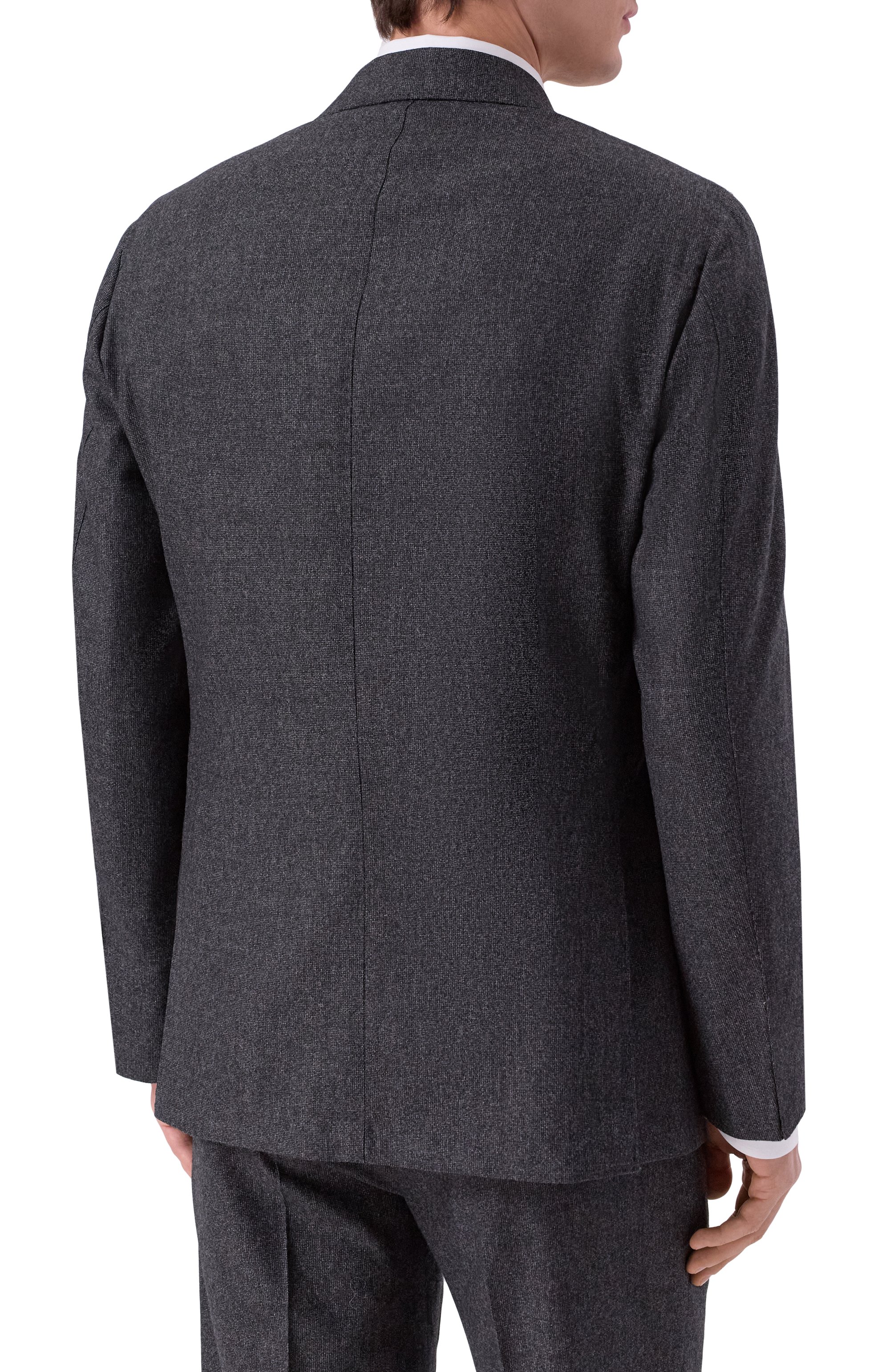 Шерстяной костюм ANDREA CAMPAGNA темно-серого цвета по цене 248500 руб., арт. VATICAN0/T25255-28/3_SET, фото 3 Шерстяной костюм ANDREA CAMPAGNA, арт. VATICAN0/T25255-28/3_SET, фото 3