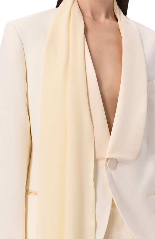 Жакет из вискозы и льна Armarium ARMFWB015/V016 Кремовый  ARMFWB015/V016 Фото 5