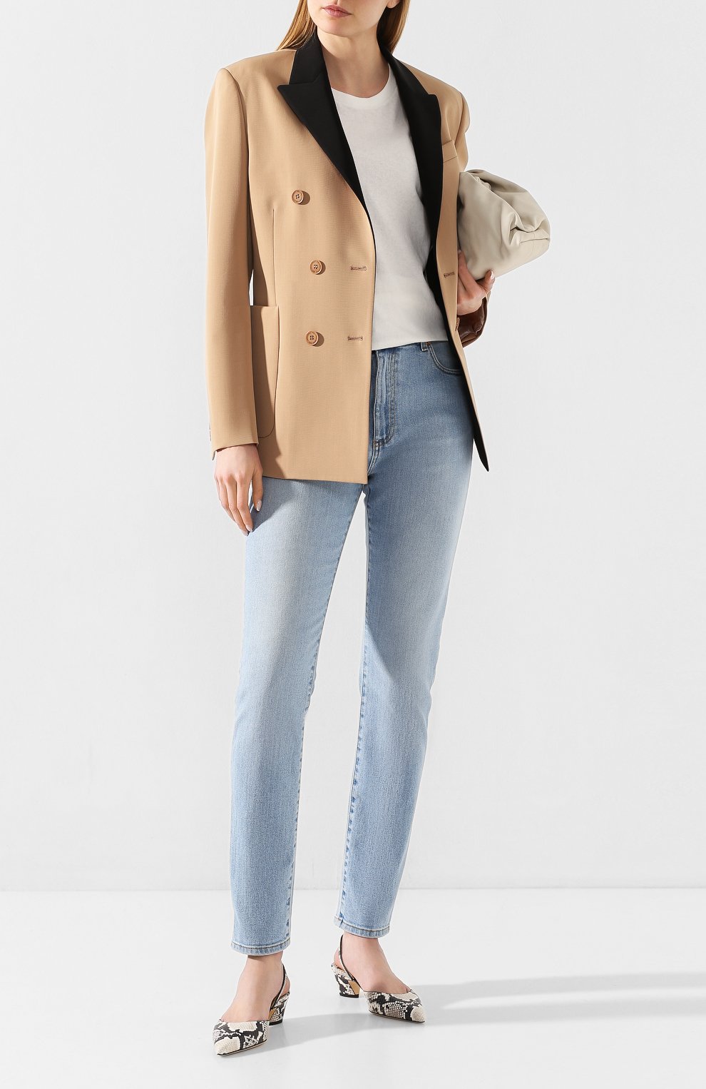 Шерстяной жакет STELLA MCCARTNEY бежевого цвета по цене 124500 руб., арт. 600381/SNB48, фото 2 Шерстяной жакет STELLA MCCARTNEY, арт. 600381/SNB48, фото 2