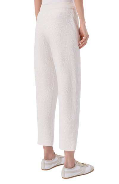 Брюки из вискозы AND THE BRAND кремового цвета по цене 48160 руб., арт. S26-P082-1203-101, фото 4 Брюки из вискозы AND THE BRAND, арт. S26-P082-1203-101, фото 4