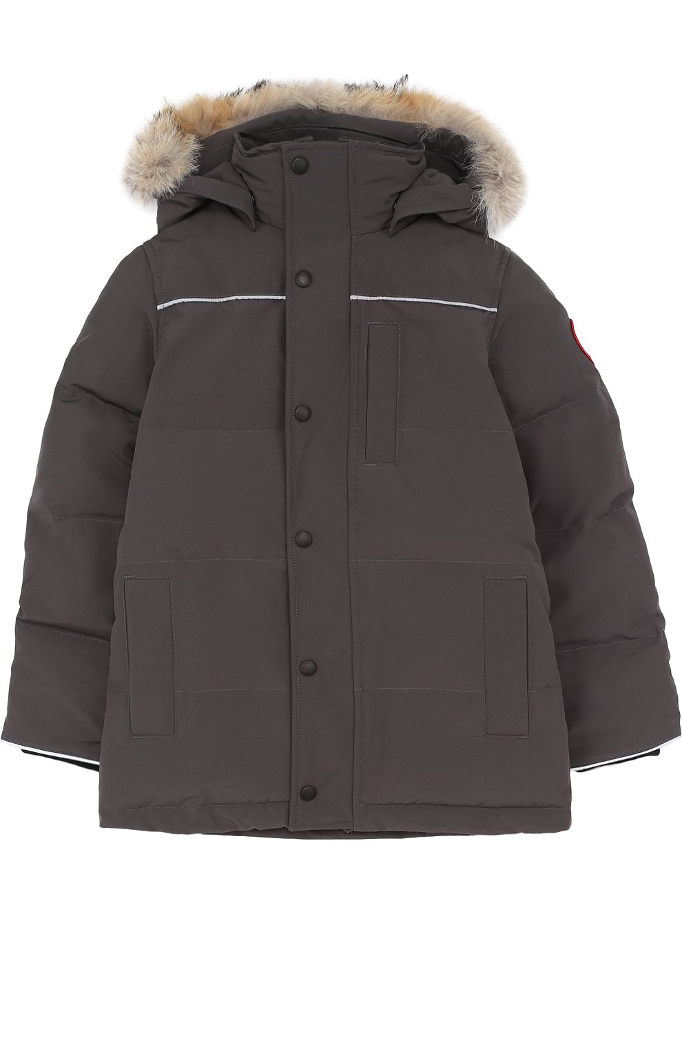 Пуховая куртка eakin с меховой отделкой на капюшоне CANADA GOOSE, арт. 4597Y, фото 1