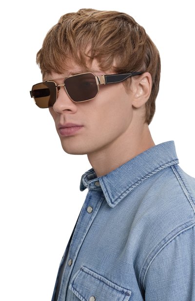 Солнцезащитные очки ZILLI коричневого цвета по цене 86700 руб., арт. ZI-65110 C02, фото 2 Солнцезащитные очки ZILLI, арт. ZI-65110 C02, фото 2