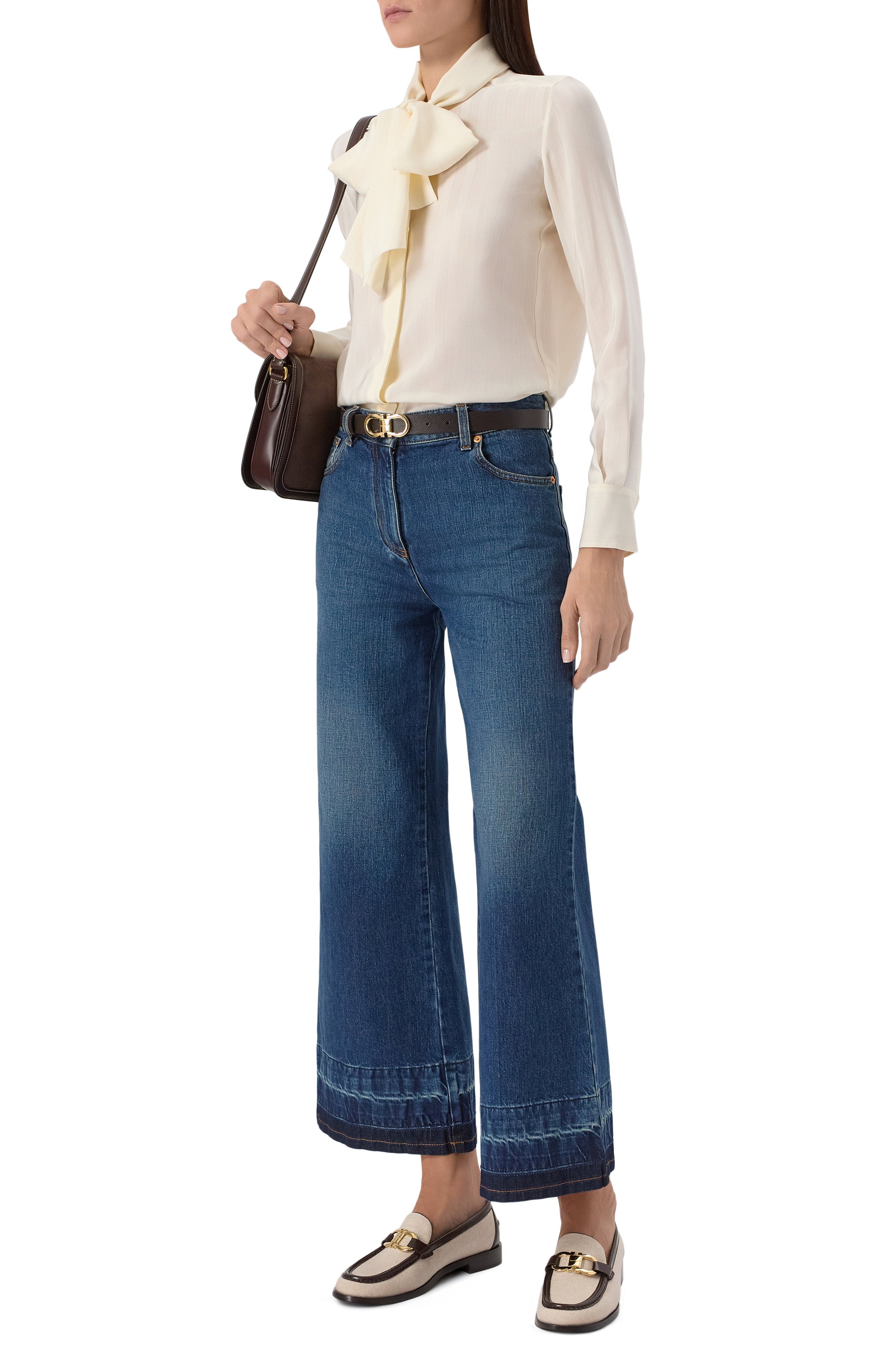 Комбинированные лоферы FERRAGAMO, арт. 01J724/780046, фото 2