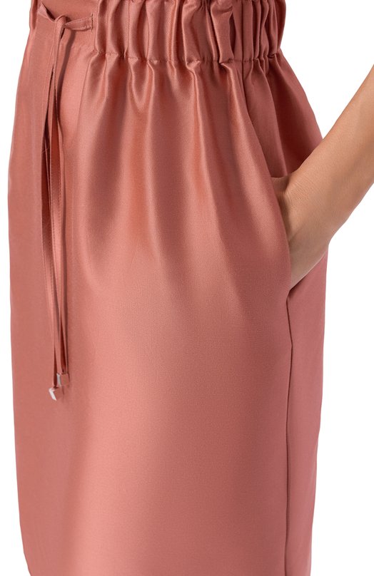 Платье из хлопка и шелка Kiton D49305K09R1926 Розовый  D49305K09R1926 Фото 4