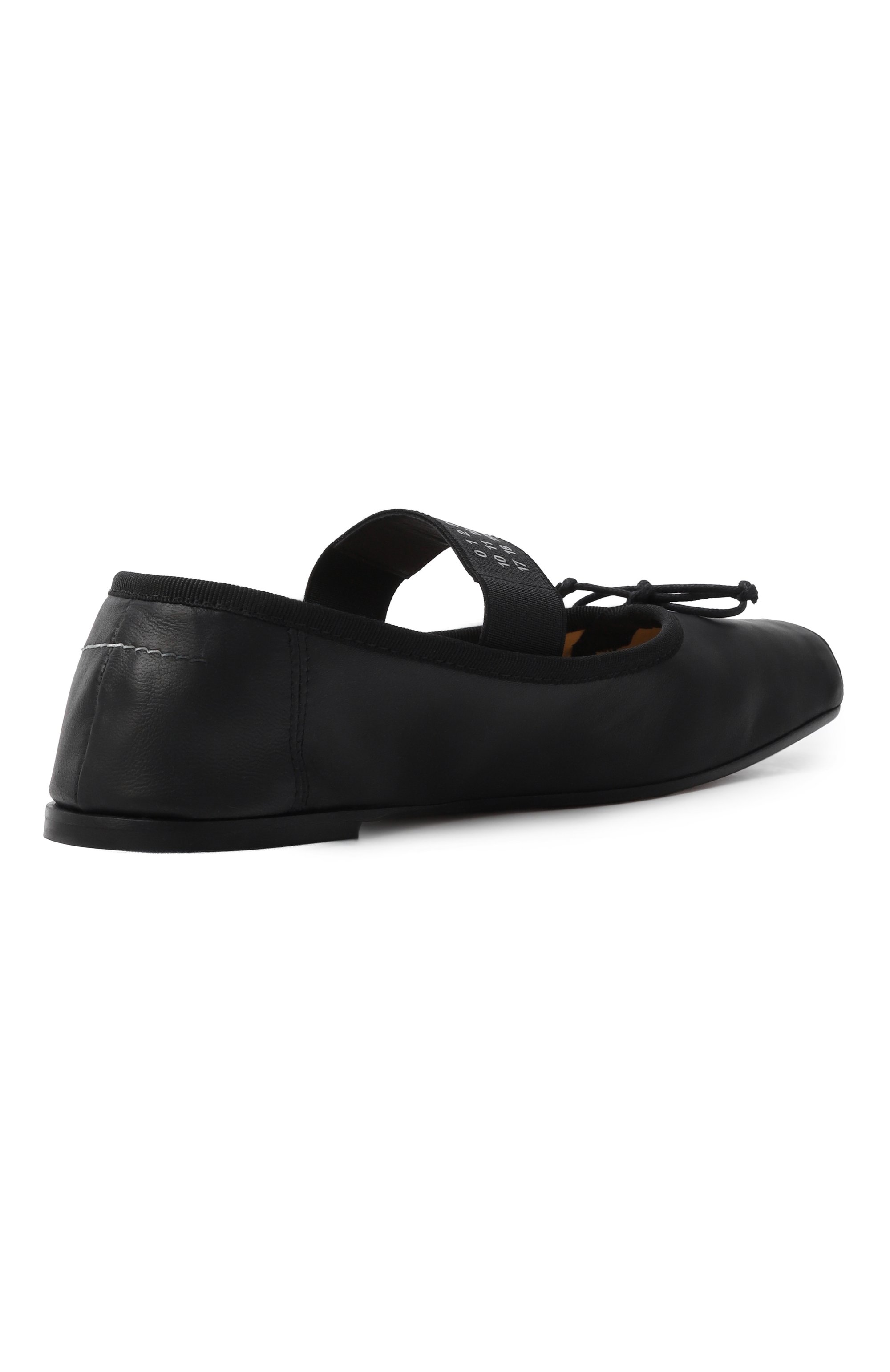 Кожаные балетки MM6, арт. 82397/VAR2_001, фото 3