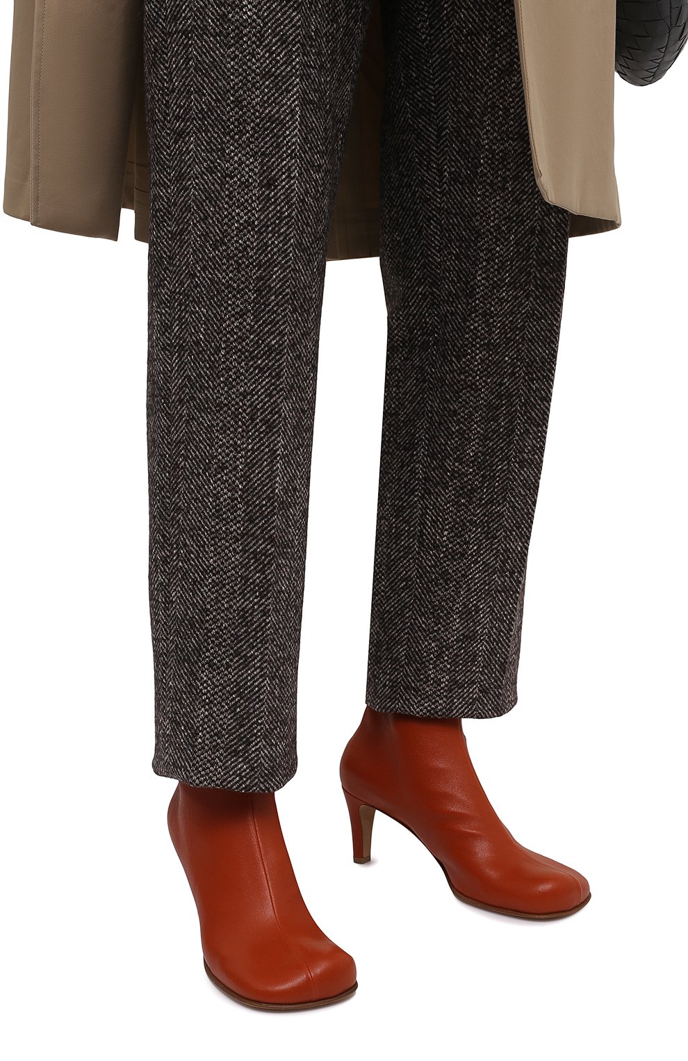 Кожаные ботильоны the block BOTTEGA VENETA, арт. 667208/VBS00, фото 3