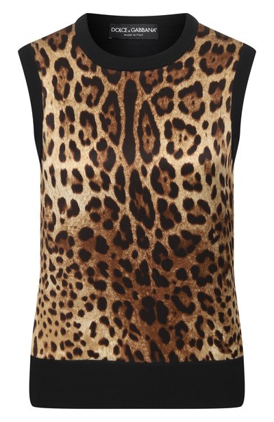 Женский комбинированный топ DOLCE & GABBANA, арт. FXT63T/JGMGS
