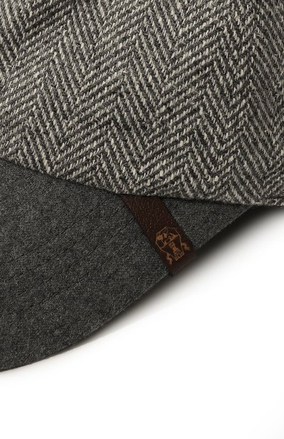 Бейсболка из шерсти и шелка BRUNELLO CUCINELLI, арт. MY4529939, фото 4