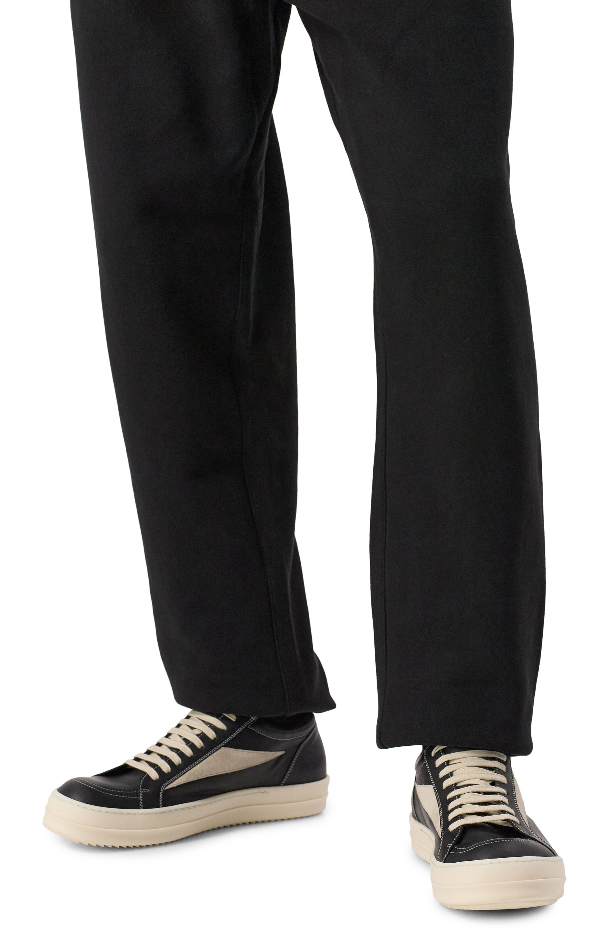 Кожаные кеды hollywood RICK OWENS, арт. RU01E5897/LC0LVS, фото 3