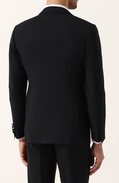 Шерстяной приталенный смокинг LANVIN, арт. RMSU0010-M00600ALS, фото 3