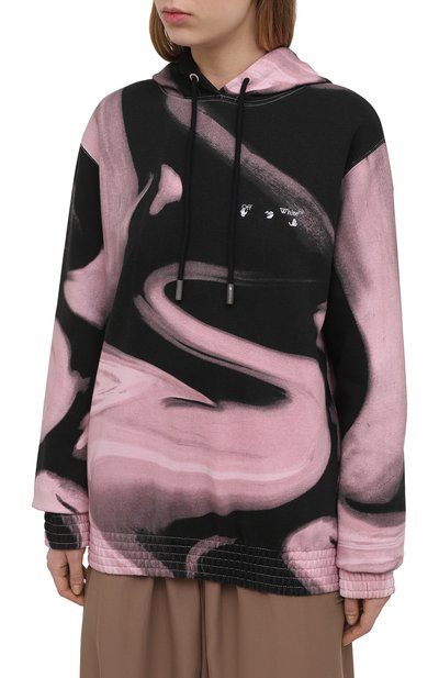 Хлопковое худи OFF-WHITE, арт. 0WBB035R21JER001, фото 3