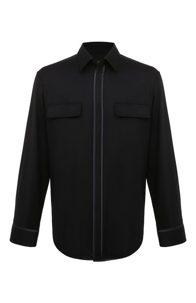 Мужская рубашка из шерсти и шелка ZILLI, арт. SP0H01M024591001A