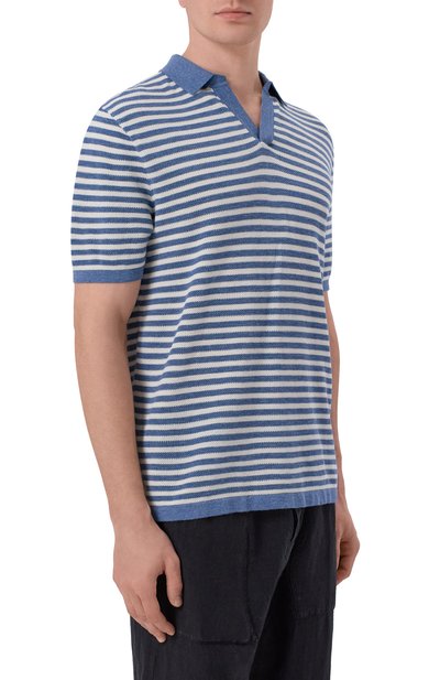 Хлопковое поло MC2 SAINT BARTH, арт. SL00010-00009L/SL0AN STRIPES C0TT0N, фото 3