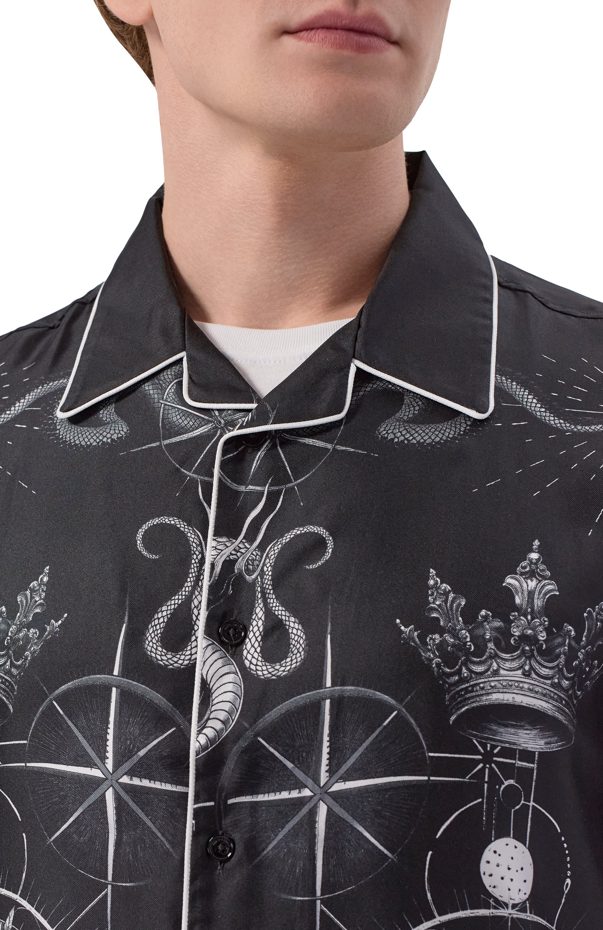 Шелковая рубашка PHILIPP PLEIN, арт. SAFC MRP2548 PTE104N, фото 5