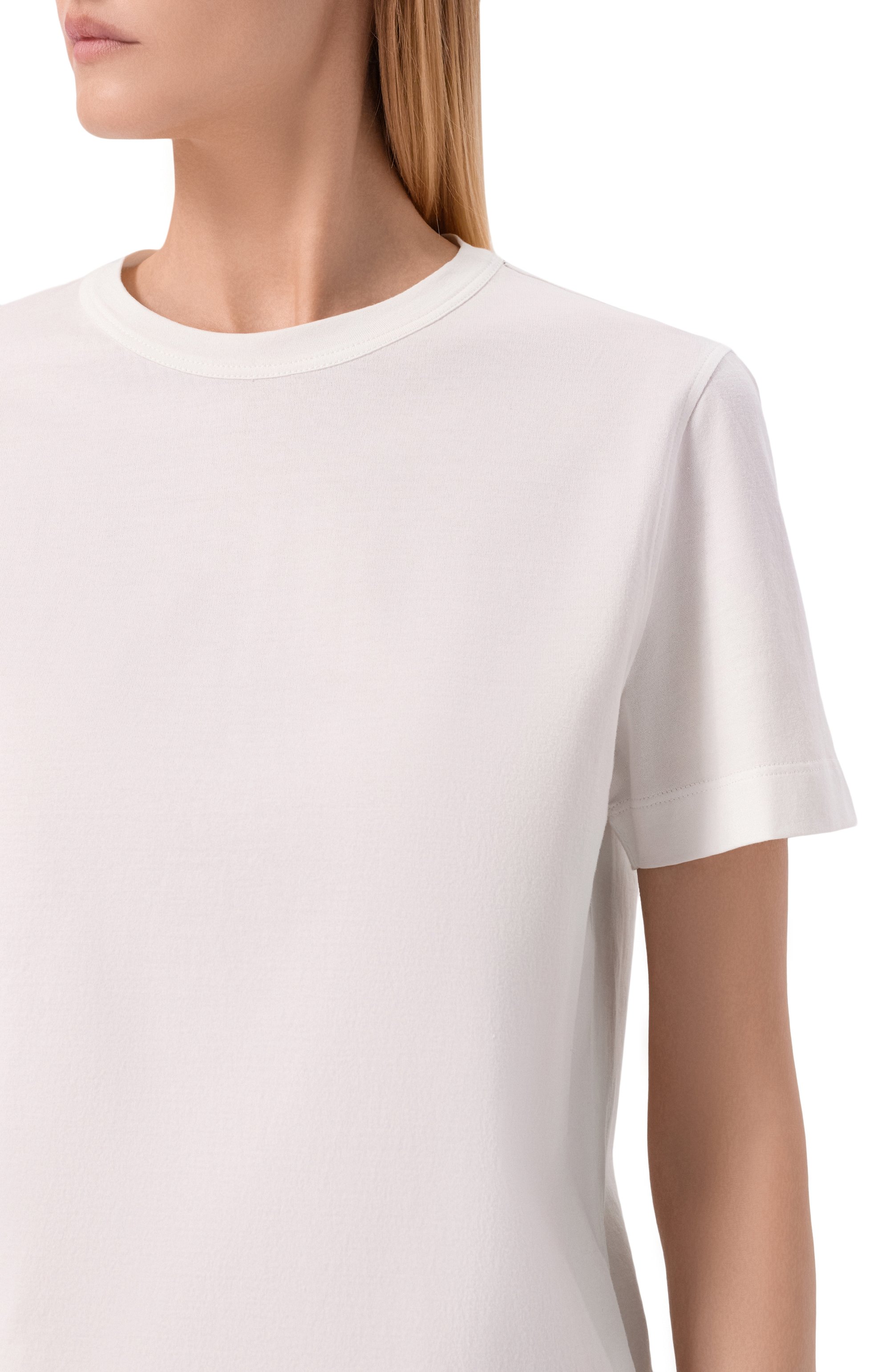 Хлопковая футболка BRUNELLO CUCINELLI, арт. MPT81BI100, фото 5