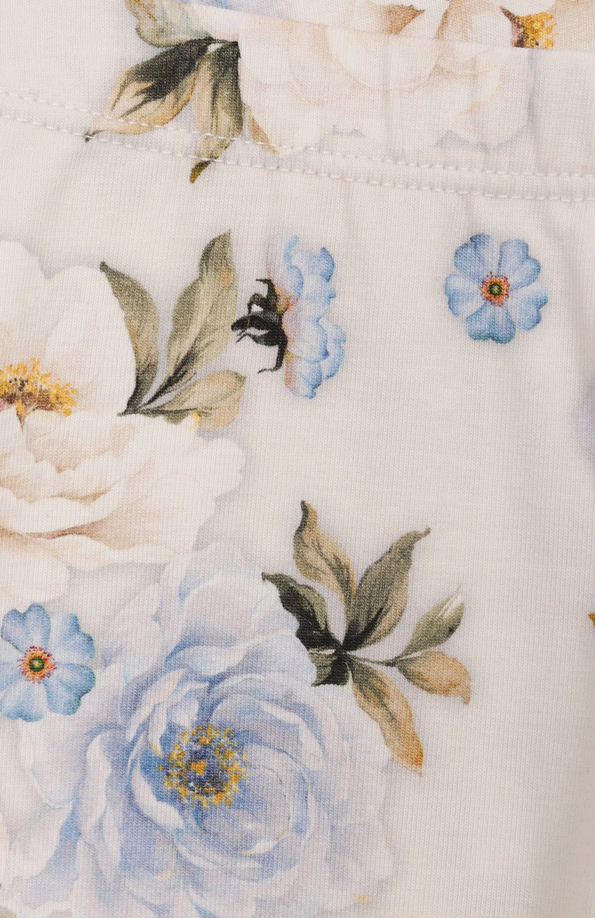 Хлопковые легинсы MONNALISA кремового цвета по цене 6600 руб., арт. 31F409NP, фото 3 Хлопковые легинсы MONNALISA, арт. 31F409NP, фото 3