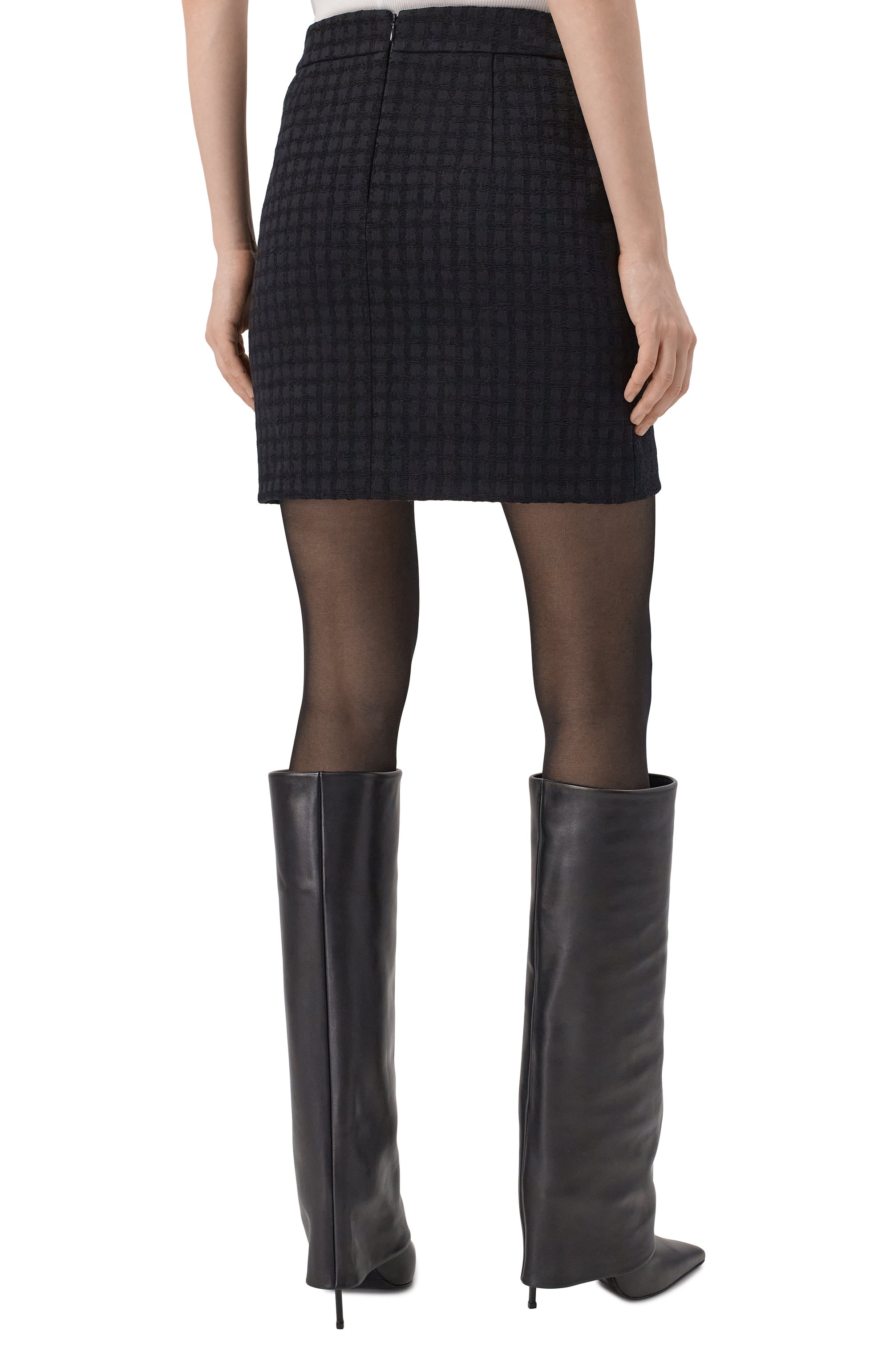 Юбка JUUN.J черного цвета по цене 43550 руб., арт. JW5X27W03, фото 4 Юбка JUUN.J, арт. JW5X27W03, фото 4