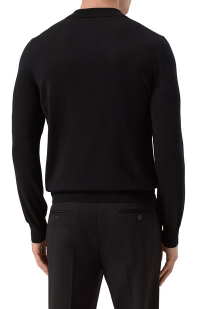 Шерстяное поло VAN LAACK черного цвета по цене 28600 руб., арт. VL-SABRI-XX/S00173, фото 4 Шерстяное поло VAN LAACK, арт. VL-SABRI-XX/S00173, фото 4