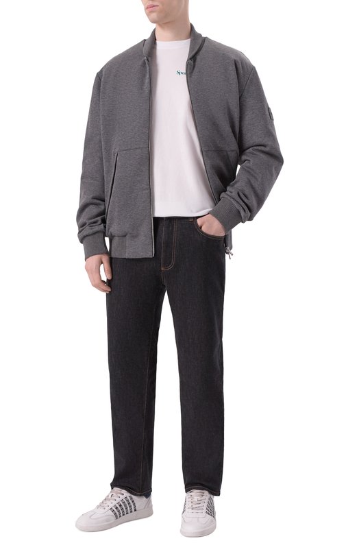 Хлопковая футболка Sporty and Rich T0043621425WH01 Белый  T0043621425WH01 Фото 2