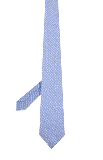 Шелковый галстук с узором ZILLI, арт. MIP-CC7PL-40986/N001, фото 2