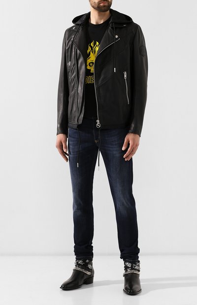 Кожаная куртка DIESEL, арт. 00SUDC/0JAUW, фото 2