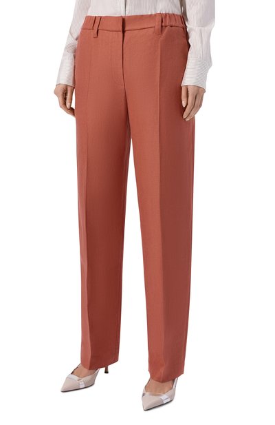 Льняные брюки BRUNELLO CUCINELLI, арт. MH527P9198, фото 3