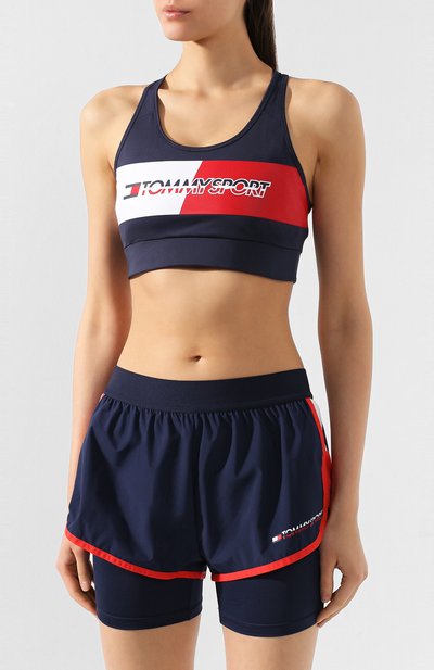 Топ TOMMY SPORT синего цвета по цене 4990 руб., арт. S10S100299, фото 3 Топ TOMMY SPORT, арт. S10S100299, фото 3