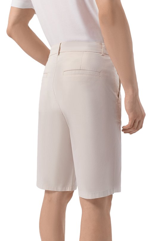 Хлопковые шорты Bogner 18158964 Кремовый  18158964 Фото 4