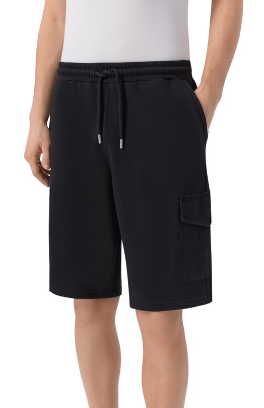 Хлопковые шорты MC2 Saint Barth ARG0001-00208L/ARG0 Чёрный  ARG0001-00208L/ARG0 Фото 3