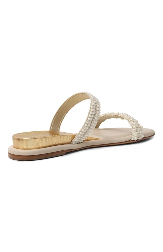 Шлепанцы Pearlsway Blade Casadei 1M485J0201/C2789 Кремовый  1M485J0201/C2789 Фото 5