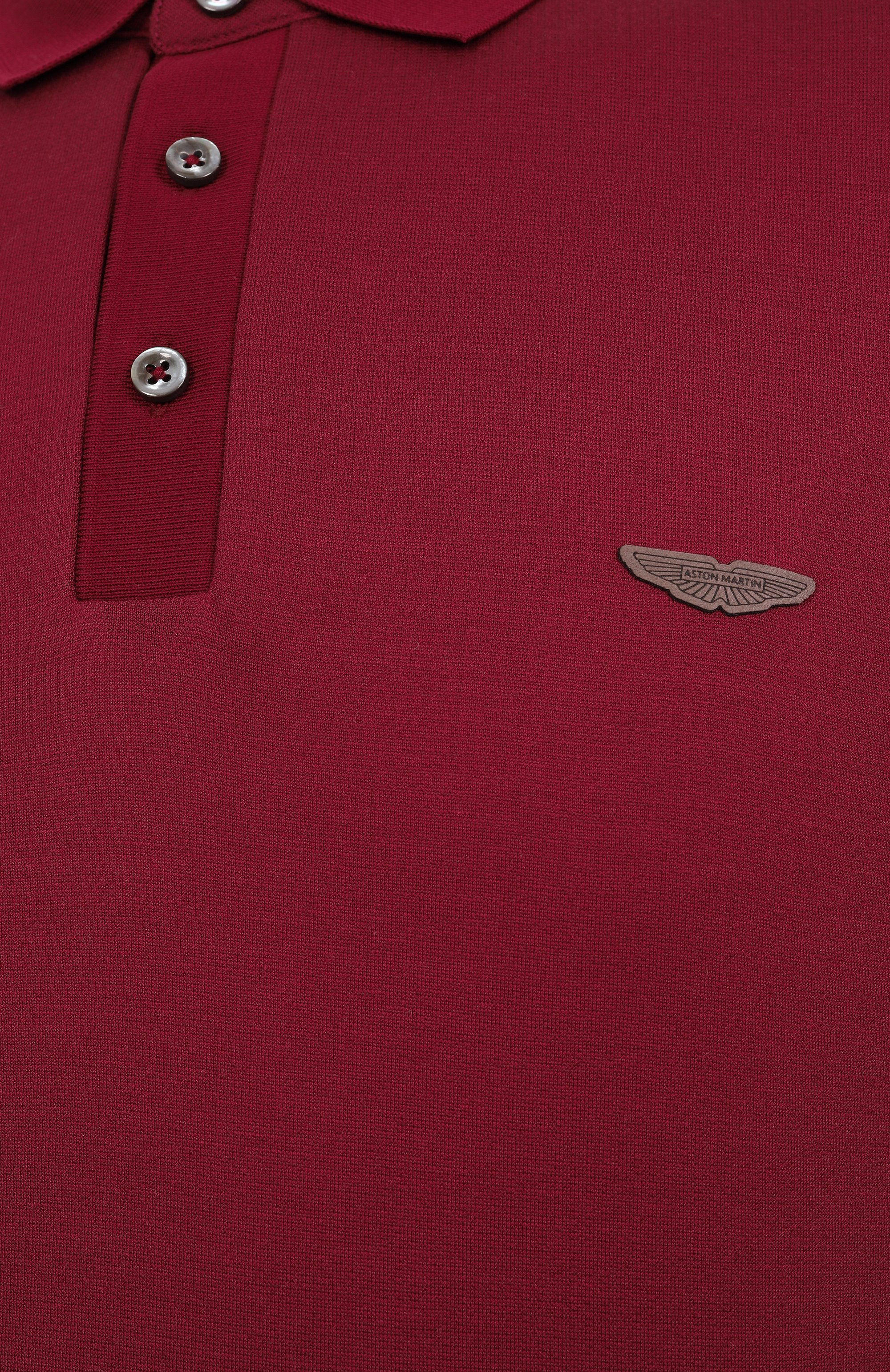 Поло из хлопка и шелка boss x aston martin BOSS CAMEL, арт. 50537882, фото 6