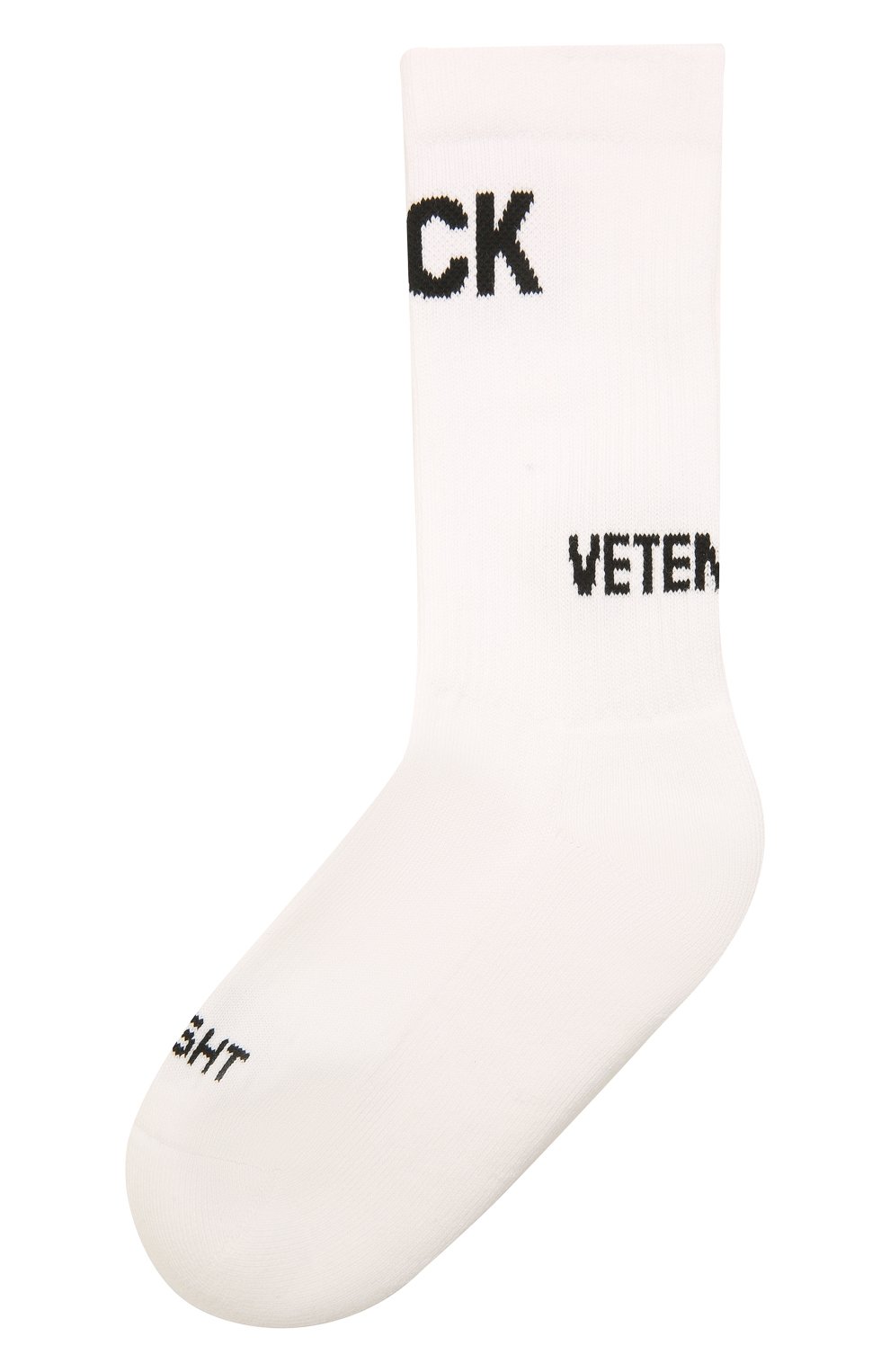 Хлопковые носки VETEMENTS белого цвета по цене 11450 руб., арт. UA52S0200W 2906/W, фото 1 Хлопковые носки VETEMENTS, арт. UA52S0200W 2906/W, фото 1