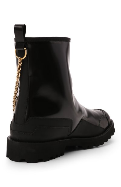 Кожаные ботинки DOLCE & GABBANA, арт. D11071/AQ673/37-39, фото 3