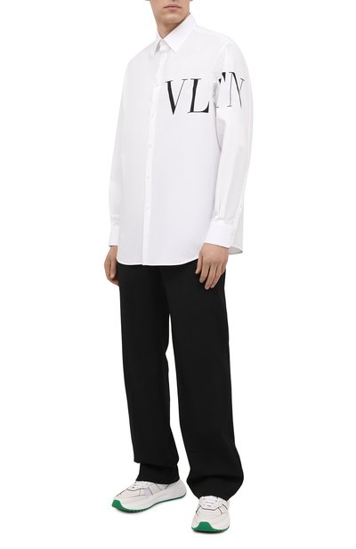 Хлопковая рубашка VALENTINO, арт. VV3ABA95MBK, фото 2